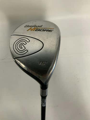 Used Cleveland Hibore 3 Wood Regular Flex Graphite Shaft Fairway Woods