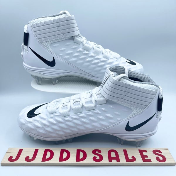 Nike Force Savage Pro 2 Football Cleats White Black AH4000-100 Men’s Sz 8.5 NEW