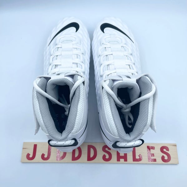 Nike Force Savage Pro 2 Football Cleats White Black AH4000-100 Men’s Sz 8.5 NEW