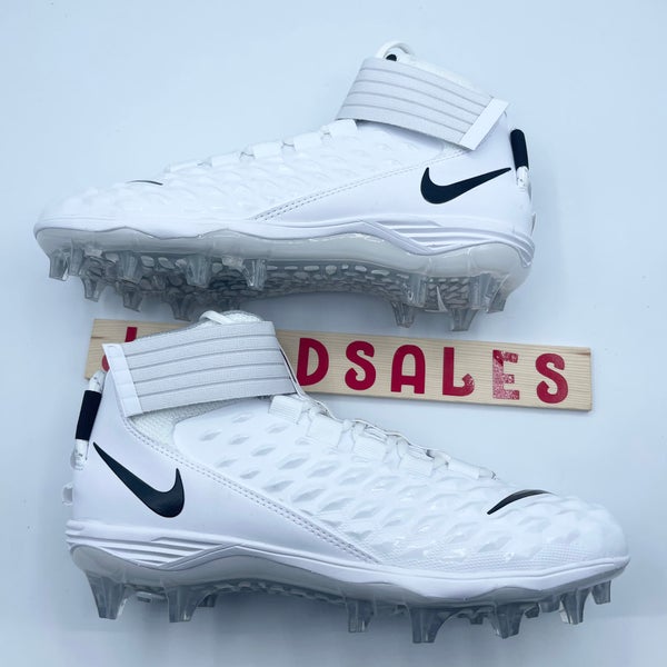 Nike Force Savage Pro 2 Football Cleats White Black AH4000-100 Men’s Sz 8.5 NEW