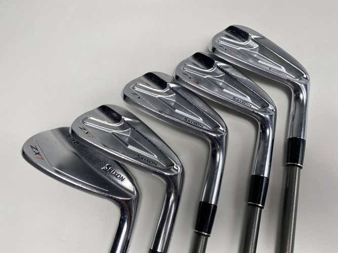 Srixon ZX7 Iron Set 7-PW+AW AeroTech SteelFiber i70cw Regular Graphite Mens RH