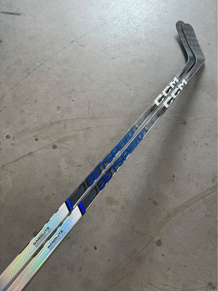 NCAA New Intermediate CCM Left Hand 65 Flex P92M Pro Stock RibCor Trigger 8 Pro Hockey Stick