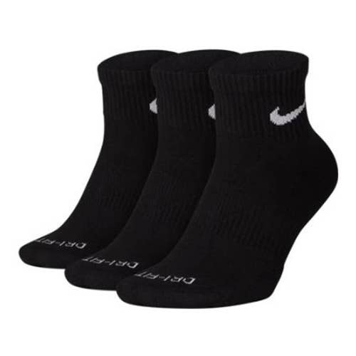 NIKE Everyday Plus Cotton Crew Socks - 3PK - Sx6890-010