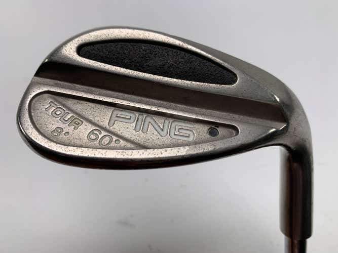 Ping Tour Lob Wedge LW 60* 8 Bounce Black Dot Wedge Steel Mens RH