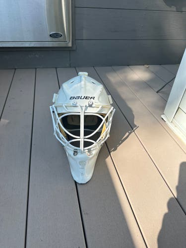 BEST OFFER Used Senior Bauer Pro Stock Profile 960XPM Goalie Mask