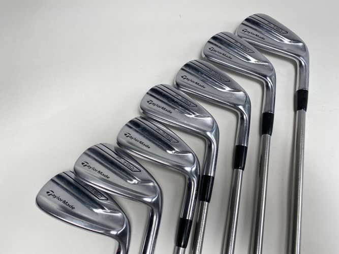 TaylorMade P-790 Iron Set 4-PW KBS Tour C-Taper Stiff Steel Mens RH +1/2"