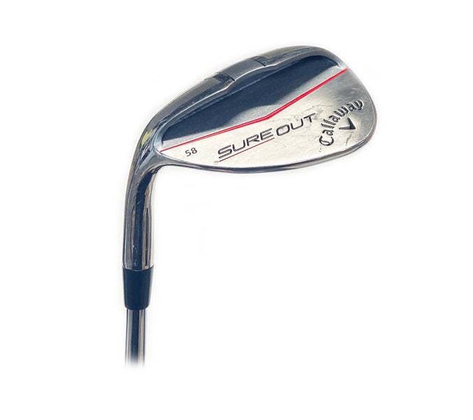 LH Callaway Sure Out 58* Lob Wedge Steel KBS 90 Wedge Flex