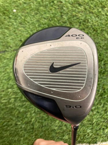 Used Men's Nike Forged titanium 400cc Driver Right Handed Stiff Flex 9 Loft