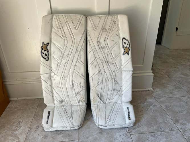 Used 30" Brian's Gnetik X Intermediate Goalie Leg Pads