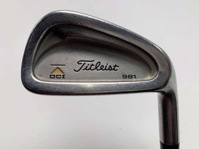 Titleist DCI 981 Single 5 Iron Stiff Graphite Mens RH