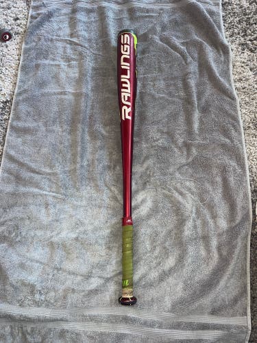 Used 2017 Rawlings BBCOR Certified Alloy 29 oz 32" Velo Bat