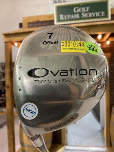 Adams Golf Ovation Tungsten #7 Fairway Wood Club Regular Flex Graphite Shaft MLH