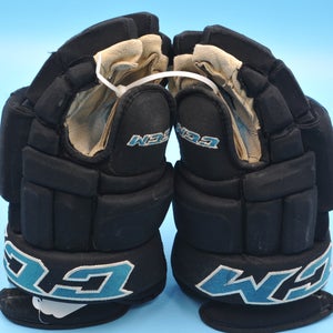 San Jose Cuda True HG97 Pasichunk Black Game Worn Pro Game-Used Gloves AHL
