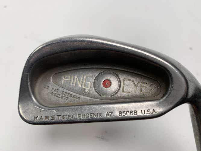 Ping Eye 2 Single 7 Iron Red Dot 1* Flat Karsten ZZ-Lite Stiff Steel Mens RH