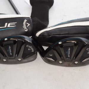 Callaway Rogue X 3 and 4 Hybrid Set RH Regular Flex 60g Synergy Graphite #178762