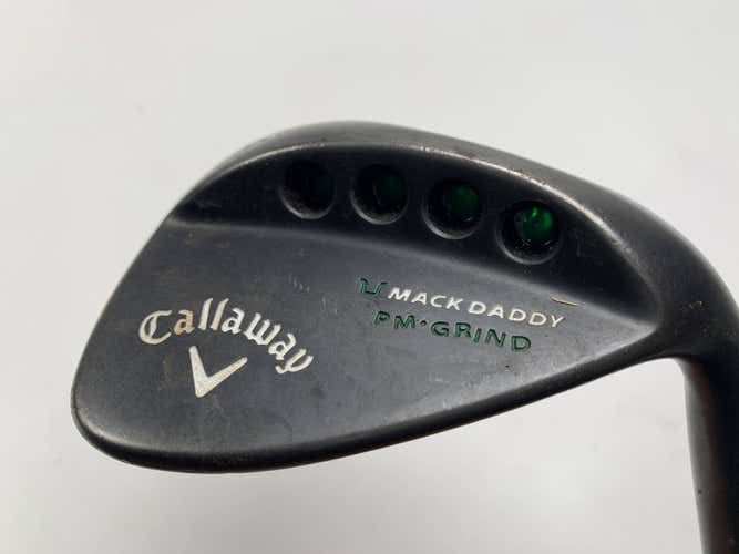 Callaway Mack Daddy Matte BLK PM Grind Lob Wedge LW 58* 10 Bounce KBS Tour-V RH