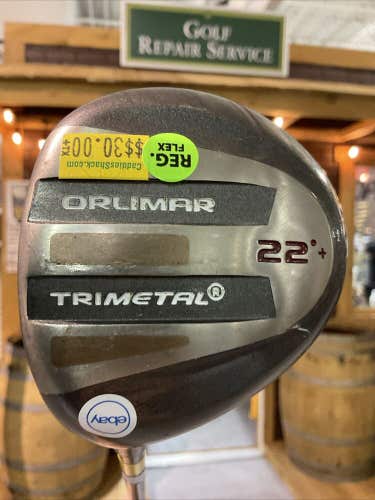 Orlimar Trimetal 22° #7 Fairway Wood Club Stiff Flex Graphite Shaft MLH