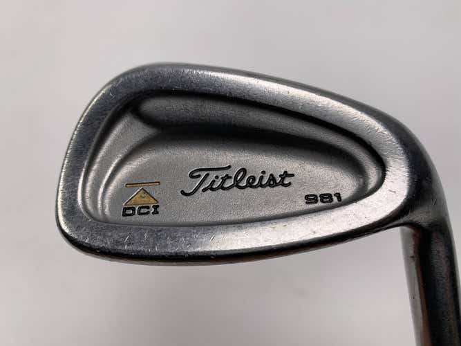 Titleist DCI 981 Pitching Wedge PW Stiff Graphite Mens RH