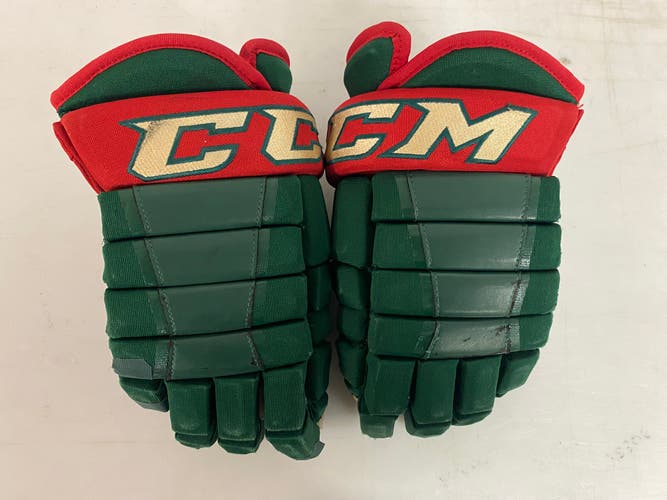 CCM HG97 Pro Stock 14" Hockey Gloves Wild Green 807425