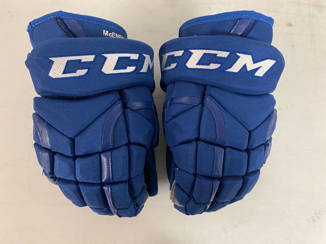 CCM HG12 Pro Stock 14” Hockey Gloves Royal Blue 807421