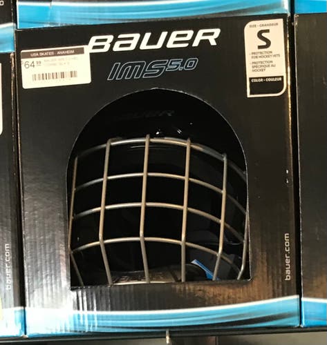 New Bauer IMS 5.0 Combo Helmet Black Small