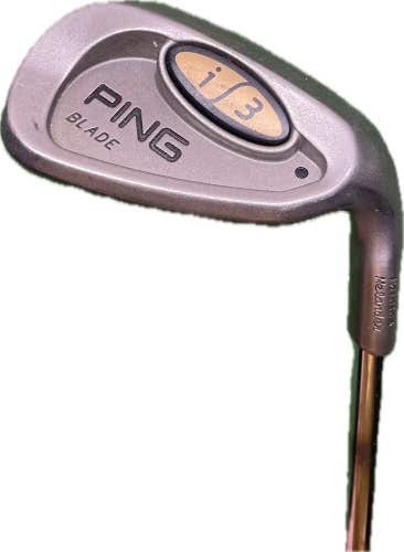 Ping i3 Blade Black Dot Lob Wedge Stiff Flex Steel Shaft RH 35”L New Grip!