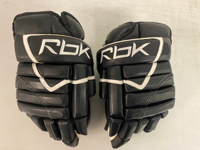 Reebok 852 4 Roll Pro Stock Hockey Gloves 14" Black 807435