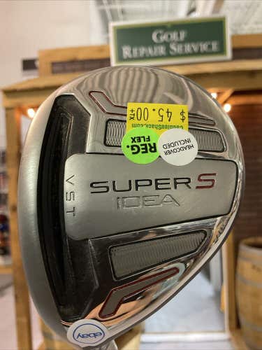 Adams Golf Super S Idea 19° #3 Hybrid Golf Club Regular Flex Graphite Shaft MLH