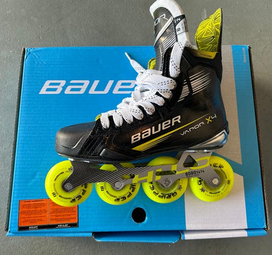 New Bauer Vapor X4 Inline Skates Size 8 Fit 2