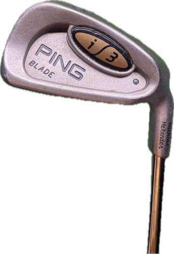 Ping i3 Blade Black Dot 6 Iron Extra Stiff Flex Steel Shaft RH 38”L New Grip!