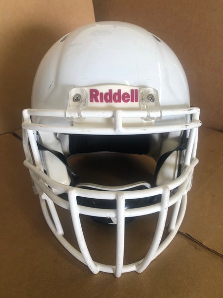 USED RIDDELL SPEED ADULT HELMET - MEDIUM - METALLIC WHITE