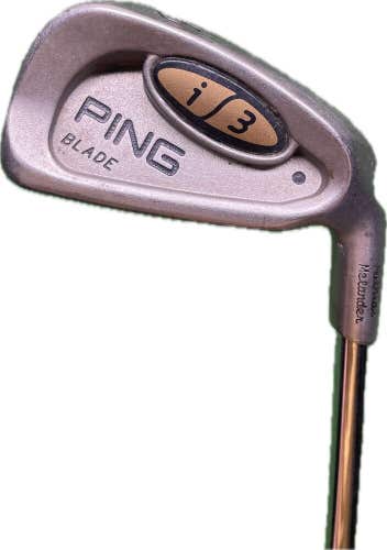 Ping i3 Blade Black Dot 5 Iron Extra Stiff Flex Steel Shaft RH 38”L New Grip!