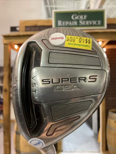 Adams Golf Super S Idea 19° #3 Hybrid Golf Club Senior Flex Graphite Shaft MLH