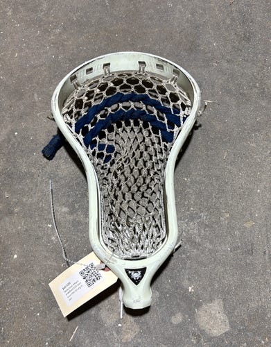 White Used Attack & Midfield ECD Lacrosse DNA Strung Head