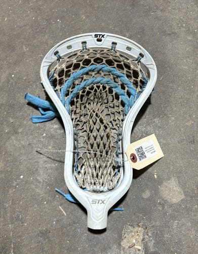 White Used Attack & Midfield STX Stallion 1K Strung Head