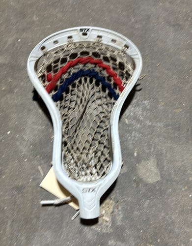 White Used Attack & Midfield STX Stallion 1K Strung Head