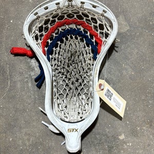 White Used Attack & Midfield STX Stallion 900 Strung Head