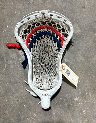 White Used Attack & Midfield STX Stallion 900 Strung Head