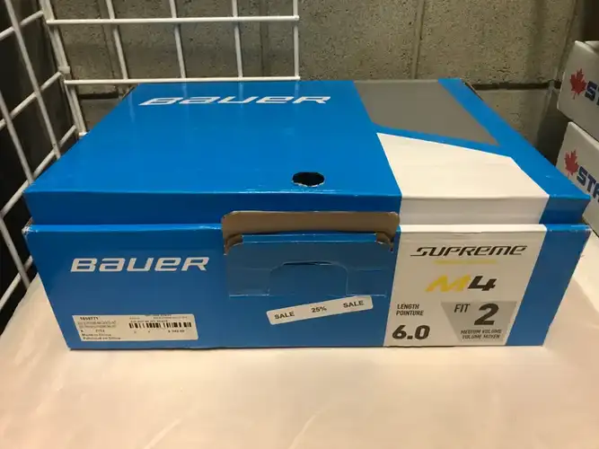 BUNDLE New Intermediate Bauer Supreme M4 Hockey Skates