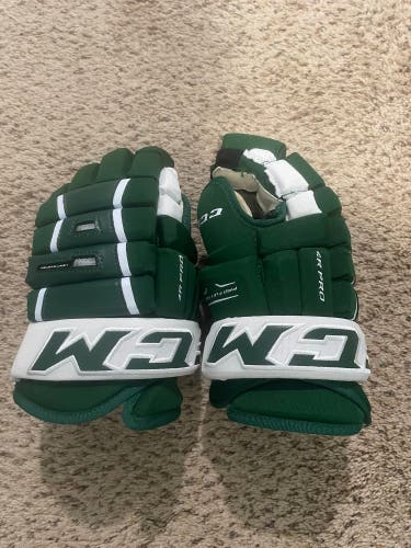 Ccm 4 Roll Pro Gloves Size 14” Kelly Green