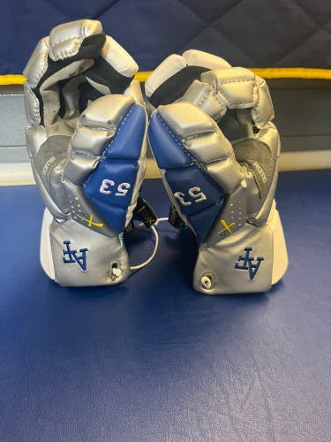 Air Force Lacrosse Lightly Used Maverik Large Lacrosse Gloves