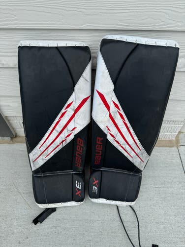 Used  Intermediate Bauer Vapor 3X Goalie Leg Pads