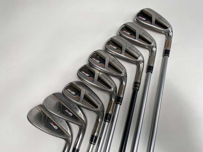 TaylorMade M6 Iron Set 5-PW+AW+SW Mitsubishi Chemical Tensei Red CK Stiff RH