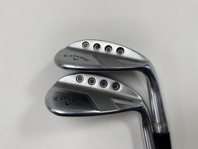 Callaway Jaws Full Toe Raw Face Chrome Wedge Set 56* 12 | 60* 10 Wedge RH