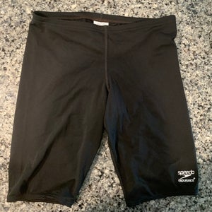Speedo Jammer Endurance + Black Swimsuit Size 30