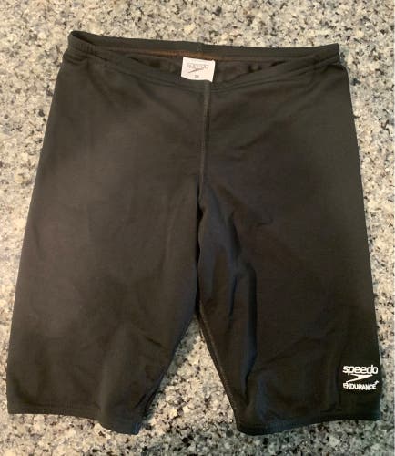 Speedo Jammer Endurance+ Black Swimsuit Size 28