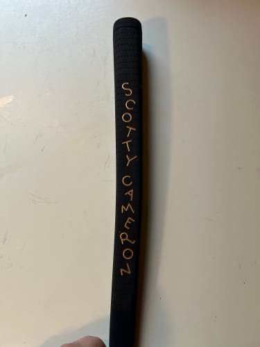 Scotty Cameron Pistolero Putter Grip - Black with Gold Dancing Letters (Brand New)