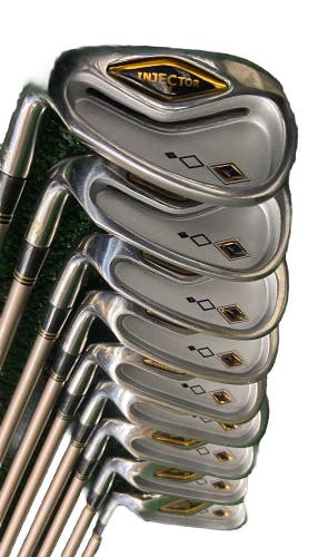 Tall Ladies Left-Handed Iron Set 3-PW+SW Injector2 +1" LH Graphite 5i 38" SWEET