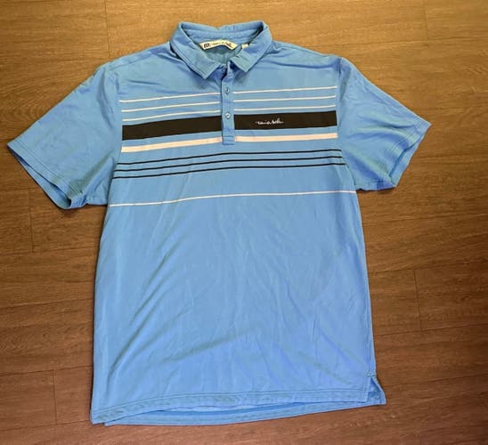 Travis Mathew Blue polo size XL