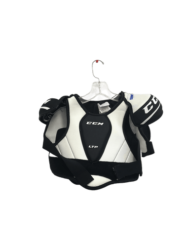 Used Ccm Ltp Jr Sm Hockey Shoulder Pads